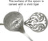 6Pcs Vintage Coffee Spoons 18/10(304) Stainless Steel Sugar Stirring Spoon Retro Royal Style Teaspoon with Slotted Design for Dessert Ice Cream Mi...
