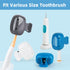 Toothbrush Cover Cap Toothbrush Coverings Clips Portable Toothbrush Protector Toothbrush Storage Head Cover for Bathroom Home Travel Toothbrush Ca...