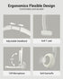 HW02 USB Headset with Microphone Noise Cancelling &in-line Control, Super Light, Ultra Comfort Computer Headset for Laptop pc, On-Ear Wired Office...