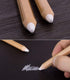 2 Pack General Sketch Pencil Charcoal White Pencils White Highlight Pen Drawing and Sketching Pencil Art Supplies Charcoal Stick Wooden White Penc...