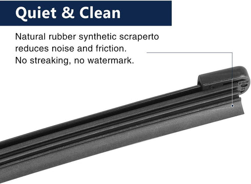 X AUTOHAUX Car Rear Windshield Wiper Blade Arm Set for Lincoln MKC 2014-2019 11 Inch 285mm...