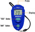 allsun Paint Thickness Gauge Automotive Digital Car Coating Thickness Meter Calibration Data Hold Resolution 1mil...
