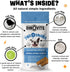 Dinovite YakoSnaks - Himalayan Yak Chews for Dogs - Long Lasting and Low Odor Yak Cheese Dog Chews (Small Dogs)...