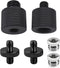 Threaded Tripod Screw Adapter Double Head Stud Standard Mounting Thread Converter 1/4" Male to 3/8" Female Adapter Set for Camera Cage Mount Light...