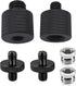 Threaded Tripod Screw Adapter Double Head Stud Standard Mounting Thread Converter 1/4" Male to 3/8" Female Adapter Set for Camera Cage Mount Light...