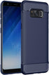 JETech Slim Fit Case for Samsung Galaxy S8, Thin Phone Cover with Shock-Absorption and Carbon Fiber Design (Blue)...