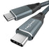 Twozoh USB C to USB C 3.2 Gen 2 Cable 20Gbps Data Transfer 100W PD Fast Charging 4K Video Output Monitor Cord (10FT, Grey)...