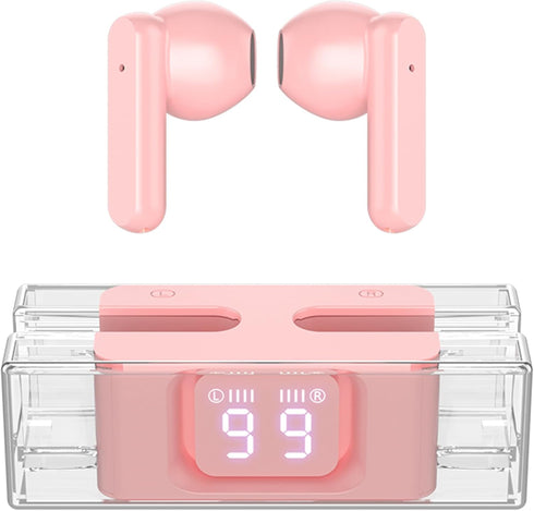 Bluetooth Headphones, Wireless Earbuds, 2024 New Version, 120H Playtime, IPX7 Waterproof Earphones, Digital Power Display, Headsets with Charging ...