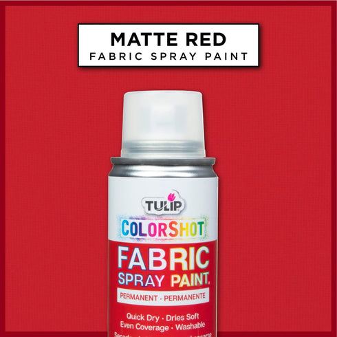 Tulip ColorShot Instant Fabric Spray Color 3oz. Red...