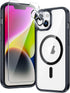 FNTCASE for iPhone 14 Phone Case: iPhone 13 Phone Clear Case Magnetic Military Grade Drop Protection Anti Yellowing Cell Phone Cover - Rugged Shoc...