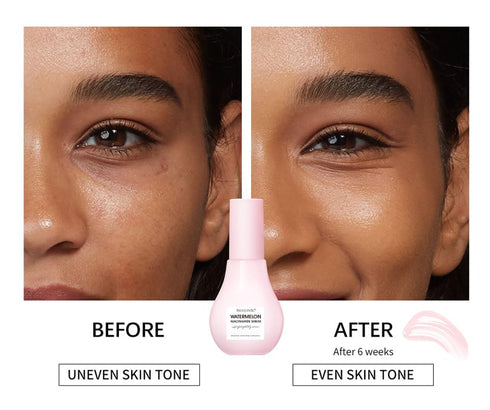 2 Pcs Watermelon Moisturizer Facial Serum - Brighten, Moisturize, and Lightweight Glow Facial Serum & Priming Liquid Highlighter....