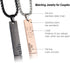 Wolentty Couple His Hers Distance Necklaces for Valentine's Day Gift...