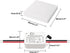 Jiuwu Wireless Remote Control Switch?AC 90-250V 1 Channel 433Mhz RF Remote Relay Switch with 2 RF Transmitters 86 Wall Panel Transmitter, Remote C...
