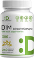 DIM Supplement 300mg, 240 Caps, 4 Months Supply | Estrogen Balance for Men & Women | Diindolylmethane Plus Black Pepper Extract for Enhanced Absor...