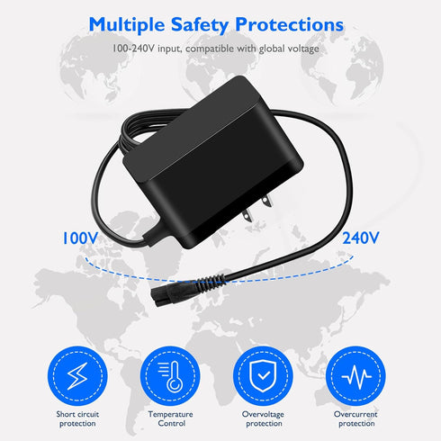 Charger Compatible with Bissell Pet Hair Eraser 2390 2390A 23903 2284W 2284 Replacement 14.4V Lithium Ion Cordless Hand Vacuum Model 1614206 Power...