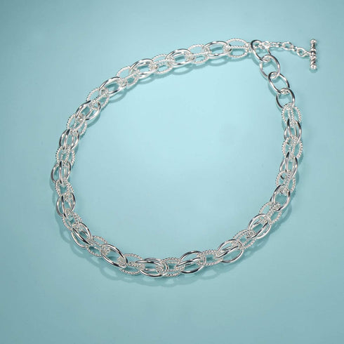 UNY JEWEL Luxury Fusion Twisted Cable Link Chain Necklace Designer Statement Women Jewelry Timeless Elegance Super Shinny...