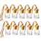 ConStore 10pcs Car Hanging Glass Pendant Perfume Aromatherapy Bottle Refillable Hanging Diffuser Air Fresher Ornament Vials...