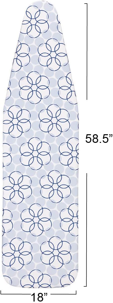 Household Essentials Deluxe Ironing Board Cover, Magic Rings...