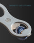 2 in 1 Magnetic Beer Bottle Opener for Refrigerator and RV with Cap Catcher, Soft Touch Silicone Surface Protect Fridge, Pop Can Soda Can Opener f...