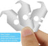 Utility Hook Blades Steel Hook Razor Blades Knife Blades for Roofing and Carpet with Plastic Box (90 Pieces)...