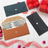 2 Pcs PU Leather Cash Envelopes Money Cash Wallet Bags Tickets Storage Bags Coin Check Bank Pouch Budget Envelope for Bill Planner...