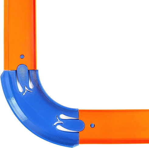 Racetrack Connectors Compatible with Hot Wheels,90 Degree Banked Turn,4 Packs...