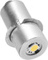 POCREATION LED Flashlight Bulb, P13.5S Base 1W LED Bulb, LED Conversion Bulb Compatible with Maglite Craftsman Greatlite Vintage Flashlight(3V), L...