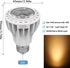 PAR20 LED Bulbs 100W Equivalent 16W, Dimmable 3000K Warm White, 1200LM E26 Medium Base, COB 24°Indoor Flood Light 2-Pack...