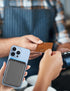 Magnetic Card Wallet Holder with MagSafe for iPhone 14 Pro Max/14 Plus/14 Pro/14,iPhone 13 Pro Max/13 Pro/13/13 Mini, for iPhone 12/12 Pro/12 Max/...