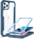 ANSHOW for iPhone 12/12 Pro Case, 360 Full Body Rugged Case with Built-in Screen Protector, Hard PC Clear Back with Soft Silicone Bumper, Wireless...