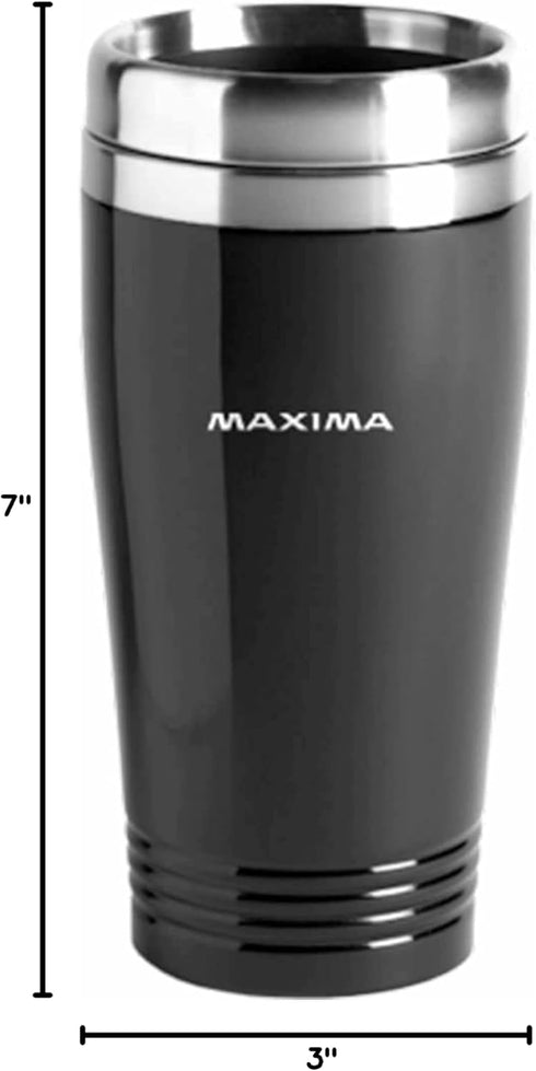 Au-TOMOTIVE GOLD Travel Mug for Nissan Maxima (Black)...