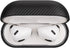 LOPIE Carbon Fiber Texture Case for AirPods 2nd Generation with Cleaner Kit - Vegan Leather Case Cover for AirPods 2nd / 1st Gen (2019/2016), Prot...