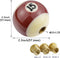 Resin Pool Ball Gear Shift Replacement Handle Number 15 Lever Stick Shifter Knob Car Grip Head for Most Manual Automatic Vehicles, Brown...