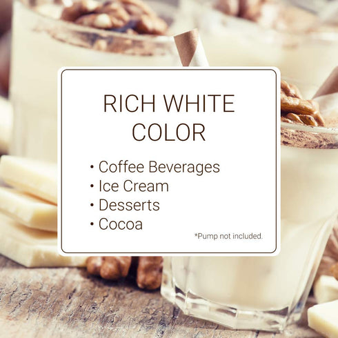 Monin - Gourmet White Chocolate Sauce, Creamy and Buttery, Great for Desserts, Coffee, and Snacks, Gluten-Free, Non-GMO (12 Ounce)...