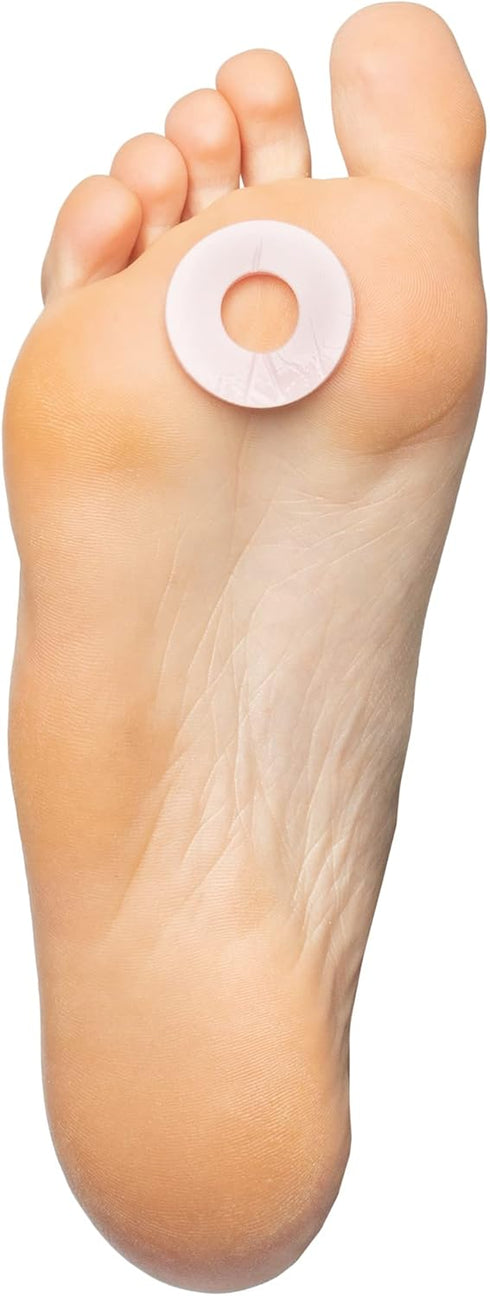 ZenToes Callus Cushions Round Foam Padding with Water-Resistant Self-Stick Adhesive, Protects Foot, Heel and Toes from Rubbing and Friction, Pain ...