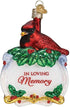 Old World Christmas Ornaments Memorial Cardinal Glass Blown Ornaments for Christmas Tree...