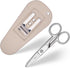 Multi Purpose Electrician Scissors With Leather Carrying Pouch - Heavy Duty Stainless Steel Electrical Shears With Stripping Notches, File & Scrap...