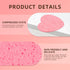 50-Count Heart Shape Compressed Facial Sponges, 100% Natural Cosmetic Spa Sponges for Facial Cleansing for Daily Facial Cleansing, Exfoliating Mas...