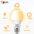 LUXON Radar Motion Sensor Light Bulbs,Dusk to Dawn LED Bulbs 5W 6000K Cool White,A19 E26 Base Night Lights Auto On/Off for Indoor Outdoor Basement...