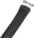uxcell 50 Ft - 3/8 Inch Expandable Braided Cable Sleeve, PET Cable Management Wire Sleeving Cord Protector, Wire Wrap Loom Tube for TV Computer Au...