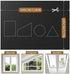 100% Bedroom Shading Curtain, DIY Portable Blinds, Non-Drilling Shading Blinds, Reusable Shading Curtains, Suitable for Baby Rooms, Bedrooms or Tr...