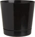 Novelty Majestic Full Depth Round Cylinder Pot, Glossy Black, 8-Inch (10088)...