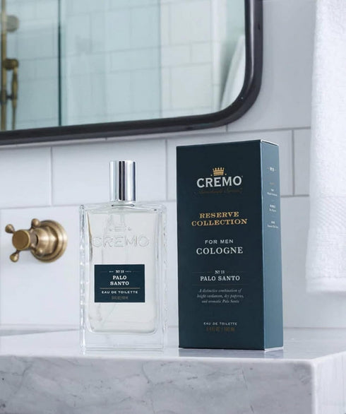 Cremo Spray Cologne, Palo Santo (Reserve Collection), A Combination of Bright Cardamom, Dry Papyrus and Aromiatic Palo Santo, 3.4 Fl Oz...