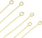 Shapenty 200PCS Mini Metal Wire Eyepins Beading Small Open Eye Head Pins Needles Bulk for DIY Craft Bead Earring Pendant Necklace Bracelet Jewelry...