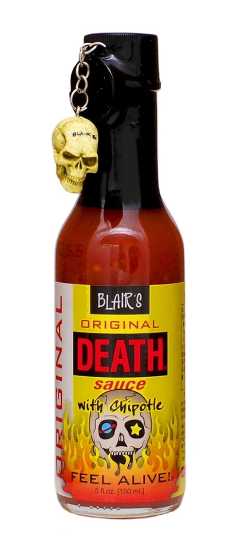 RetailSource Death Sauce with Chipotle and Skull Key Chain, Original, 5 oz....