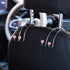 SAVORI Auto Hooks Bling Car Hangers Organizer Seat Headrest Hooks Strong and Durable Backseat Hanger Storage Universal for SUV Truck Vehicle 2 Pac...