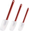 Silicone Rubber Spoonulas Pack of 3 (9.5/14/16-Inch), Commercial Silicone Spoonulas, Commercial Rubber Spatulas, Commerical Spatulas for Baking, R...