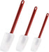 Silicone Rubber Spoonulas Pack of 3 (9.5/14/16-Inch), Commercial Silicone Spoonulas, Commercial Rubber Spatulas, Commerical Spatulas for Baking, R...