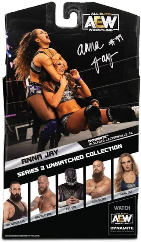 aew Anna Jay Unmatched Collection Series 3 Action Figure...