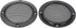 X AUTOHAUX 4pcs 4 Inch Metal Glossy Audio Speaker Cover Mesh Subwoofer Grill Horn Guard Decorative Circle Grille Protector Black for Car...